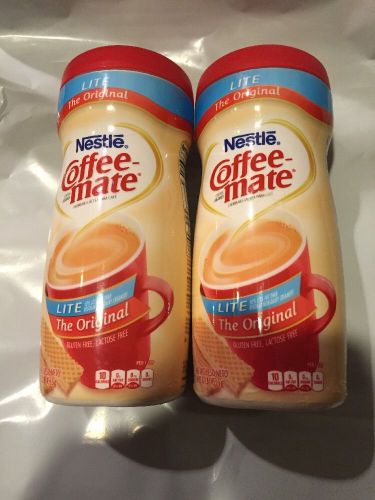 (2) Coffee Mate Creamer - Lite Original Flavor - 1 Lb Expiration 10/2016