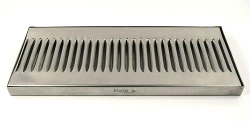 New 14&#034;x6&#034; all stainless steel surface mount drip pan, no drain for sale