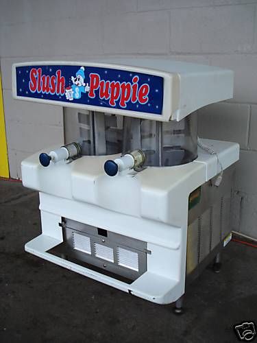 Slush puppie 2 flavour lighted visual slush machine for sale