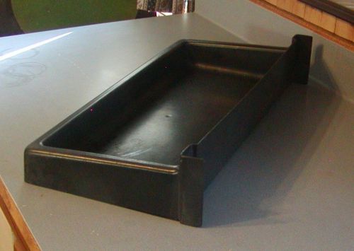 black plastic Drip tray part for a Taylor FCB FBD machine model 355-27 used