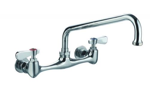 Commercial Kitchen Restaurant Faucet 8&#034; Center Splashmount Faucet with 8&#034; Spout