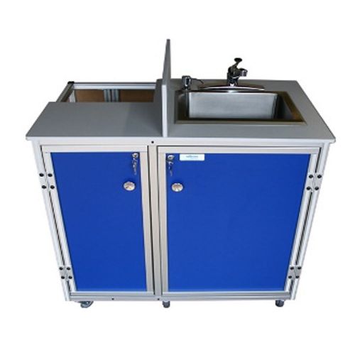 Propane powered self contained portable sink(hot+cold water)no electricity reqd for sale