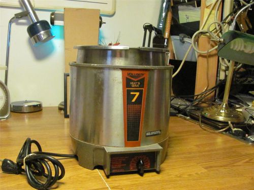 VOLLRATH HEAT&#039;N SERVE FOOD-SOUP WARMER-HS7+INSERT+COVER-VERY GOOD USED CONDITION