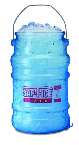San jamar si6000 saf-t-ice 6 gallon ice tote bucket for sale