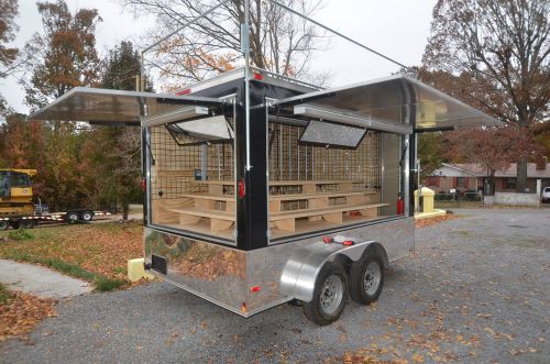 7 x 12 enclosed concession,  trailer: sunglasses display 2015 for sale