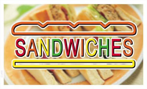 Bb413 sandwiches cafe shop banner shop sign for sale