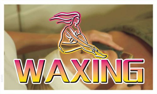 Bb049 waxing banner shop sign for sale