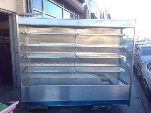 Universal Coolers 96&#034; 4 Shelves Grab N Go Refrigerated Open Case Display Cabinet