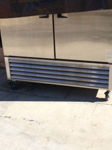 Model tsf-49d turbo air two solid doors stainless commercial freezer - reach in for sale