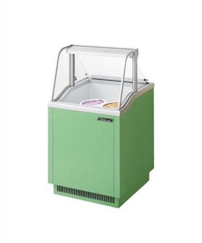 NEW Turbo Air 26&#034; Green Ice Cream Dipping Cabinet!! Holds (4) 3 Gallon Tubs!!