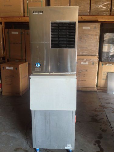 Used hoshizaki km-500 air cooled 500 lb crescent cube &amp; bin 400 strg for sale