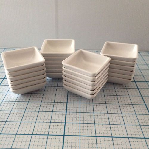 New lot of 24 carlisle square ramekin - 2oz - dipping sauce condiments - 086002 for sale