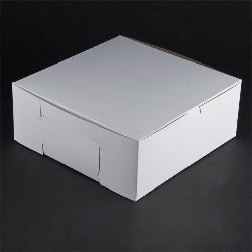(100) White, 10 x 10 cake/bakery box