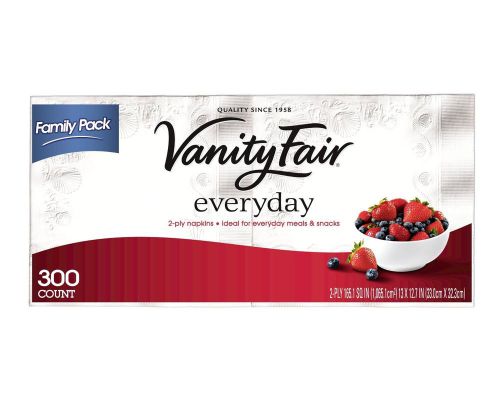 NEW Vanity Fair Everyday Napkin, 300 Count