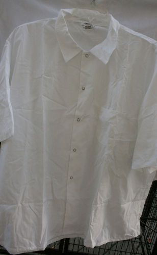 New 4X short sleeve chef coat Commercial grade from best textiles