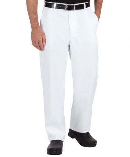 New White Traditional Chef Pants size 28,30,32,34,36,38,40,42,44,46 by RedKap