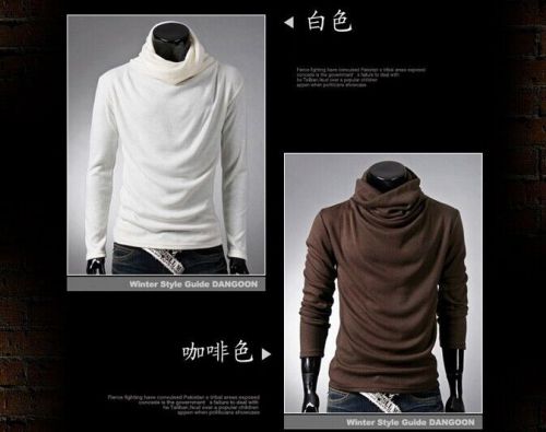 Free shipping Dongkuan new men men&#039;s shirt high collar sweater bottoming