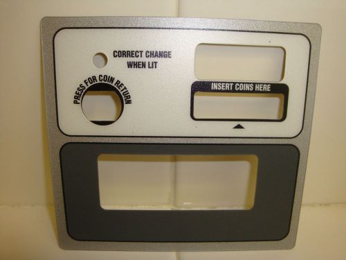 Dixie narco coin insert bezel/sticker for e-model machine fits 276e, 501e &amp; 600e for sale