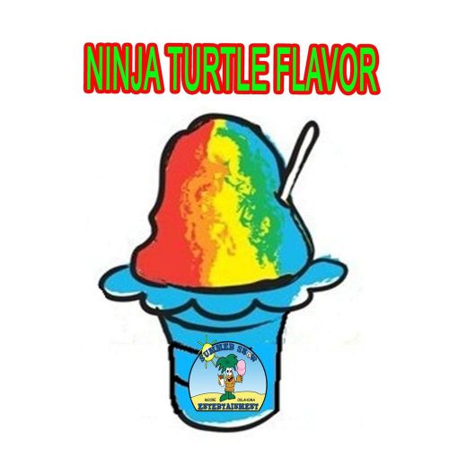 NINJA TURTLE MIX Snow CONE/SHAVED ICE Flavor QUART #1 CONCESSION SUPPLIES