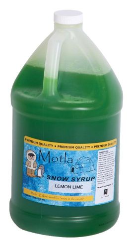 Motla Lemon-Lime Sno-Cone Syrup (One Gallon)