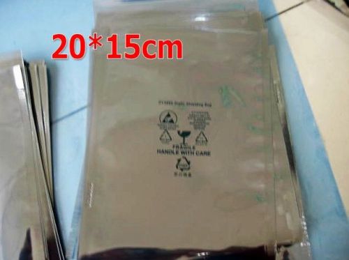 100pcs ESD Anti-Static Bags 3.5&#034; HDD Hard Disk Pack 20*15cm