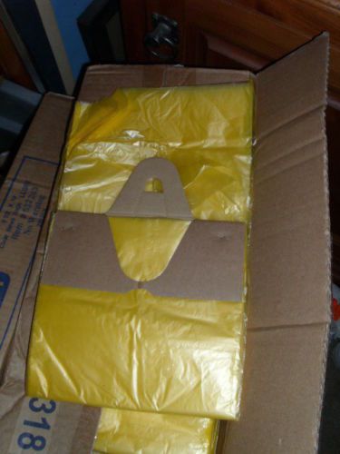 2000 ct 6&#034; x 17&#034; yellow tint newspaper bags no warning on bags NOT IN BOX!