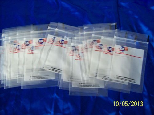 Lot of 25 Write -On plastic ziplock bags 4&#034; x 6&#034; prof. quality parts jewelry USA