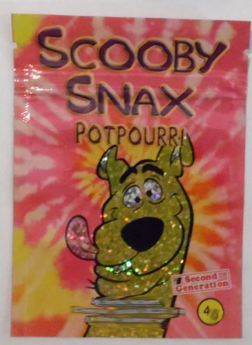 50* Scooby Snax EMPTY ziplock bags (good for crafts incense jewelry)