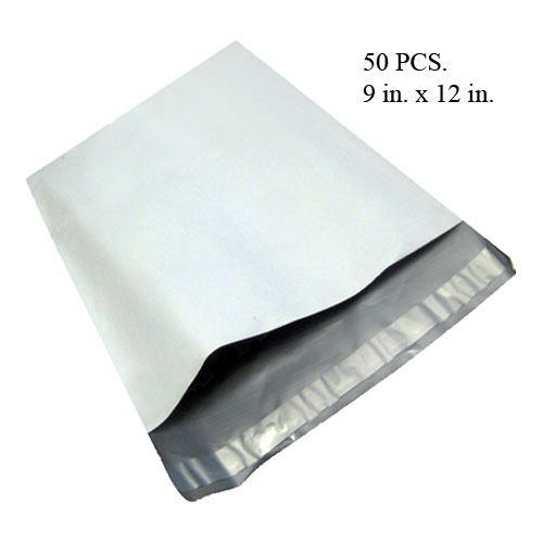White Tear-Proof Polyolefin Water Proof Mailing Envelopes 9 in. x 12 in. + 1-3/4