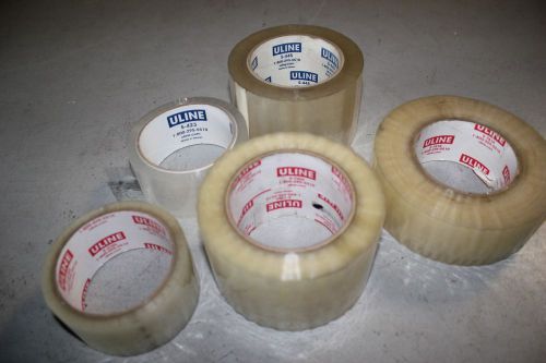 ULINE INDUSTRIAL TAPE - 2&#034; AND 3&#034; WIDE - NEW AND USED FULL &amp; PARTIAL ROLLS