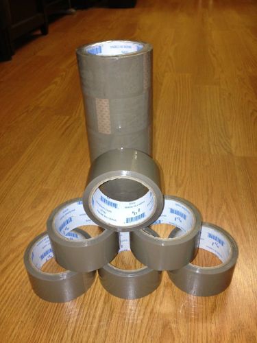 Tan packing tape  2&#034;x55 yds... 1st quality ( 36 pcs ) carton sealing tape new for sale