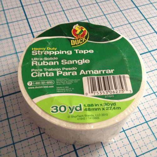 NEW DUCK TAPE BRAND STRAPPING TAPE - 1.88&#034; X 30 YARDS - 311843 - PACKAGING