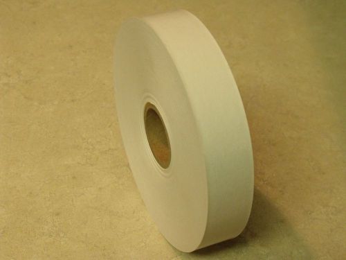 8 rolls - 1&#034; x 500 feet each - water activated white kraft paper tape for sale