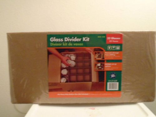 Moving Shipping Box Glass Divider Kit For 32 Glasses Brand New