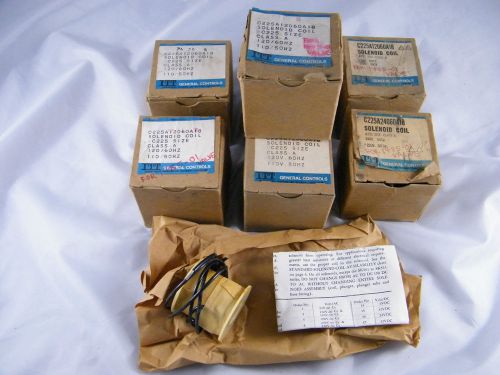Lot of 7 ~ new ~ itt general controls solenoid coil ~ c225a12060a18 ~ 1485-01 for sale
