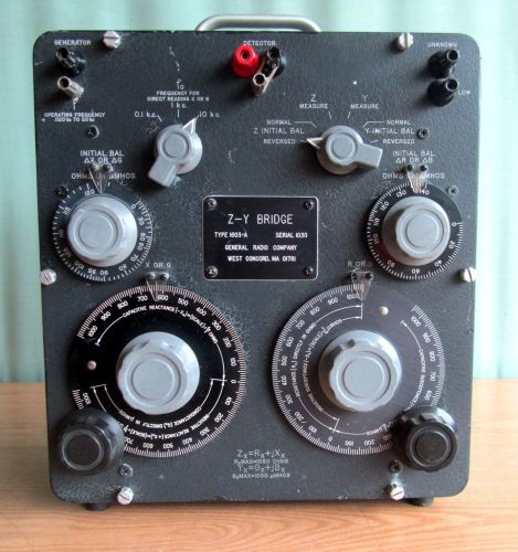 General radio gen rad  genrad z - y bridge, type 1603-a for sale