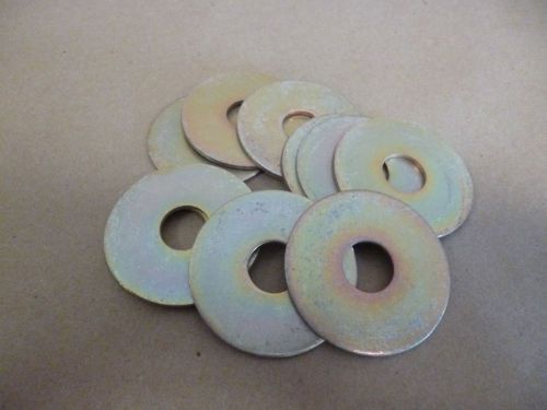 5/8&#034; X 2-1/8&#034; OVER SIZED CADMIUM PLATED FLAT WASHERS 10pc , MS27183-63 MIL-SPEC