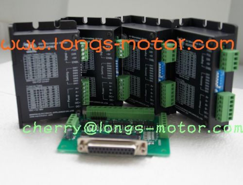 4axis stepper motor driver dm420a 1.7a 12-36vdc,128micostep bipolar cnc new for sale