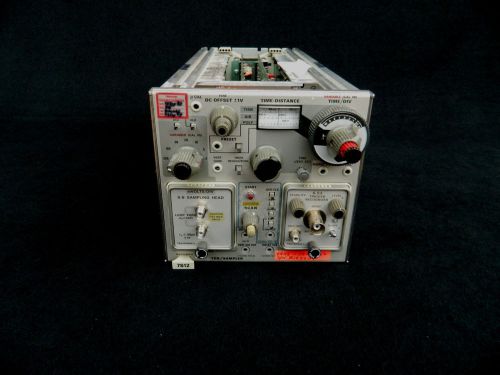 Tektronix Oscilloscope TDR/SAMPLER 7S12 with S-6 Sampling &amp; S-53 Trigger