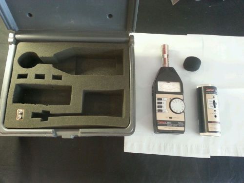 Simpson sound level measuring meter 886-2 level calibrator 890-2 case warranty for sale