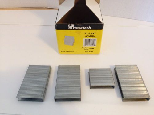2 in. x 1/2 in 15 1/2 Gage Galvanized Hardwood Flooring Staples App. 150 Staples