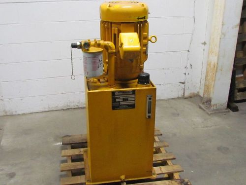 Flodyne hydradyne hydraulic power pump unit 20hp 1500psi 20gpm 30gallon tank for sale