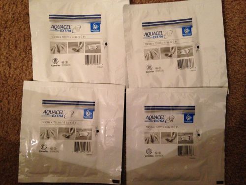 Aquacel Ag Extra - LOT OF 4 Pieces NEW Sterile Unopened Exp 2/16