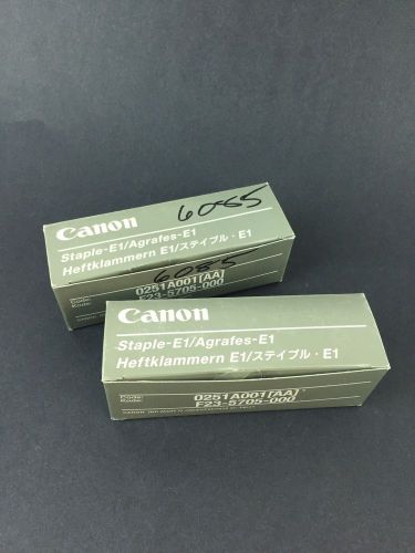 Canon F23-5705-000 E1 Copier Staples Cartridges (5) cartridges