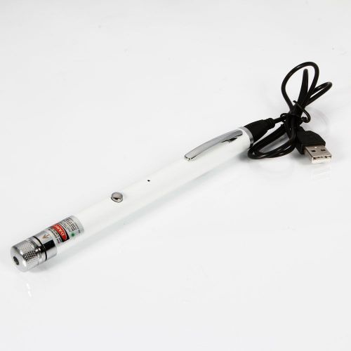 New High Quality Useful 532±10nm Wavelength 5mW Rechargeable Laser Pointer Pen