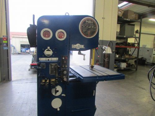 Doall 1612-3 vertical bandsaw for sale