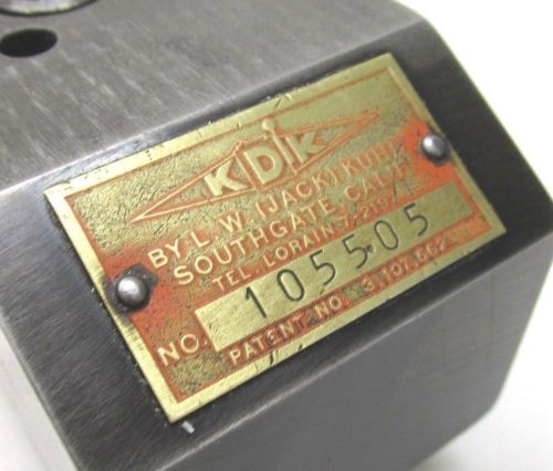 KDK-100 12&#034;-16&#034; SWING QUICK CHANGE TOOL POST + KDK-105 1&#034; BORING BAR HOLDER