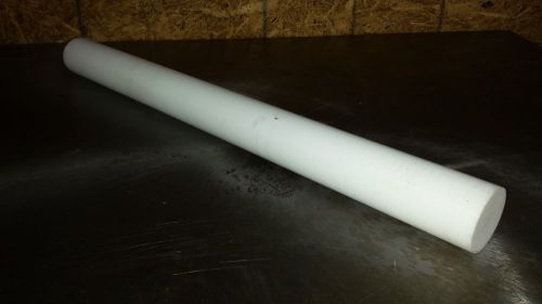 Solid virgin teflon rod bar 2 5/8&#034; round 30&#034; long machinable ptfe for sale