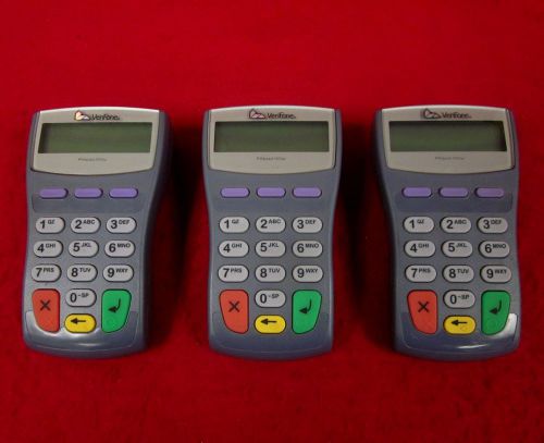 Lot of 3 verifone 1000se pinpad tested working pos pin pad (4942) for sale