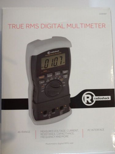 Radio shack true RMS digital multimeter, 46 range NIB